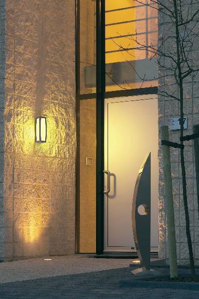 SLV Meridian 230045 Außenwandleuchte Energiesparlampe, LED E27 20W Anthrazit