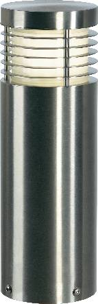 SLV 230063 Vap Slim Außenstandleuchte Energiesparlampe E27 20W Edelstahl (gebürstet)