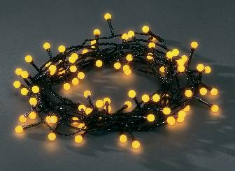 Konstsmide 3691-007 Micro-Lichterkette Außen netzbetrieben LED Beleuchtete Länge: 8.32m