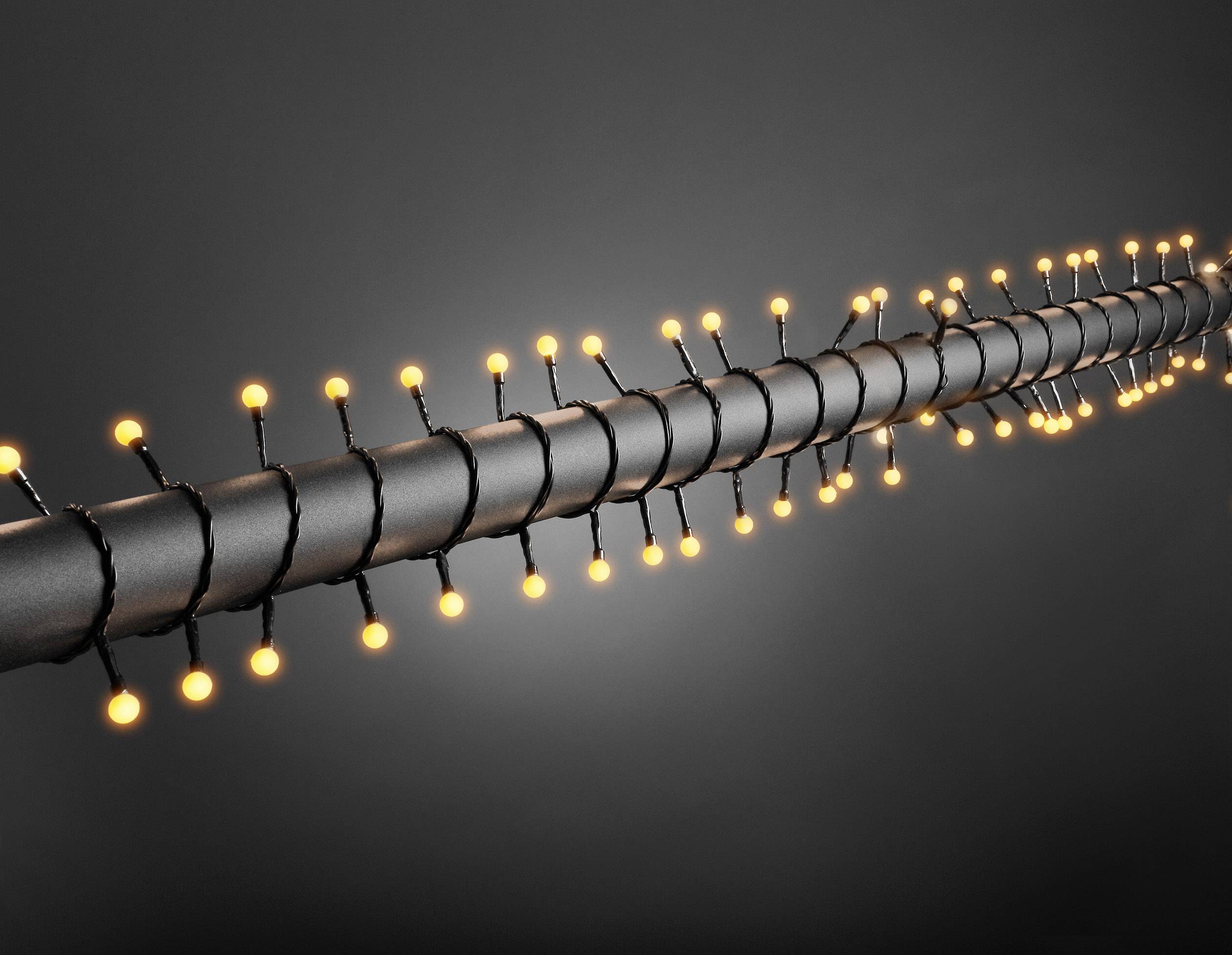 Konstsmide 3691-007 Micro-Lichterkette Außen netzbetrieben LED Beleuchtete Länge: 8.32m