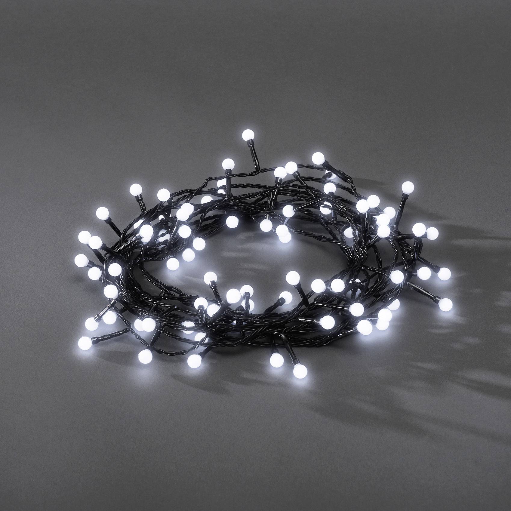 Konstsmide 3691-207 Micro-Lichterkette Außen EEK: G (A - G) netzbetrieben LED Kaltweiß Beleuchtete Länge: 6.32 m