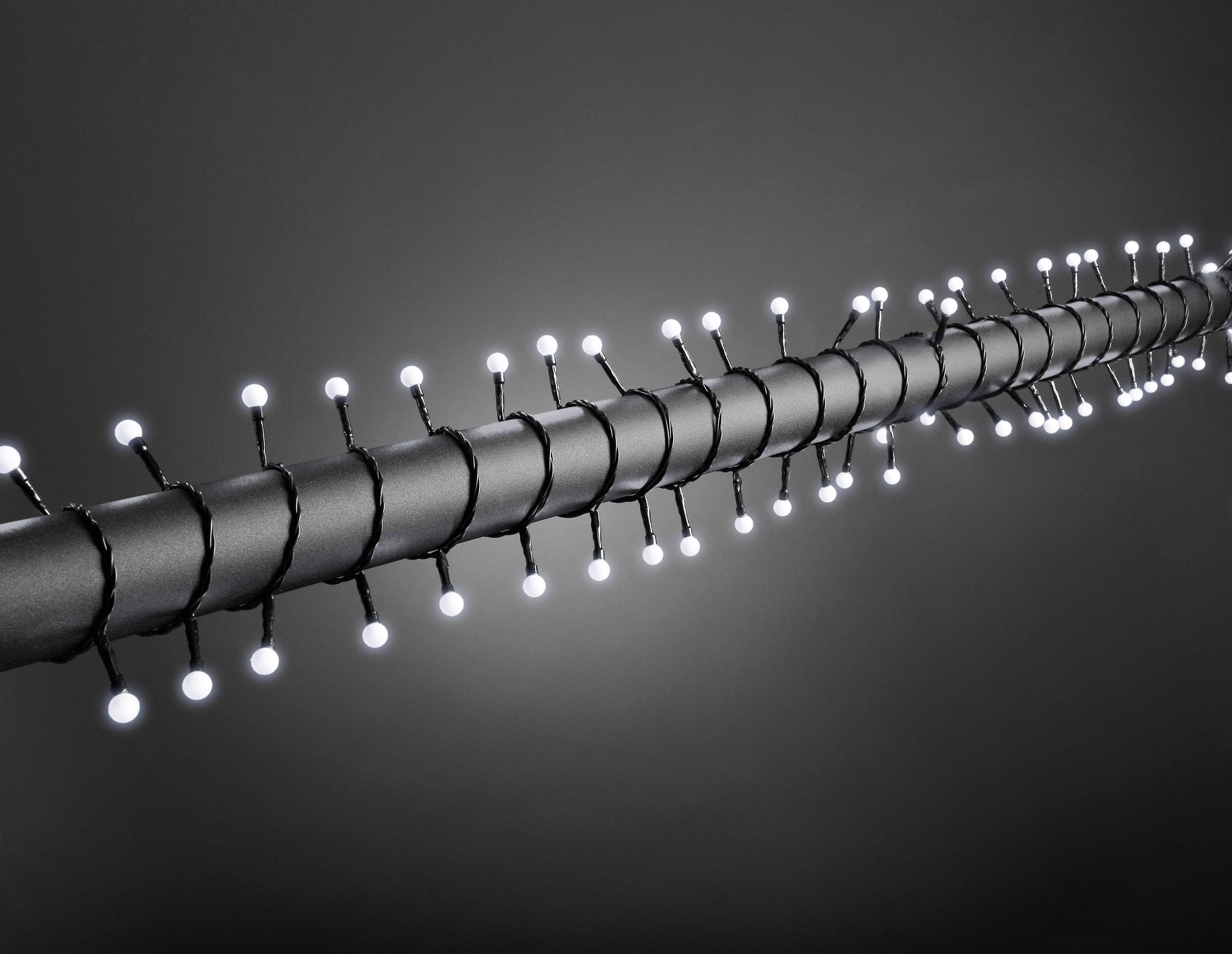 Konstsmide 3691-207 Micro-Lichterkette Außen EEK: G (A - G) netzbetrieben LED Kaltweiß Beleuchtete Länge: 6.32 m