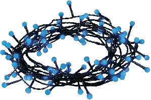 Konstsmide 3691-407 Micro-Lichterkette Außen netzbetrieben Anzahl Leuchtmittel 80 LED Blau Beleuchtete Länge: 6.32m