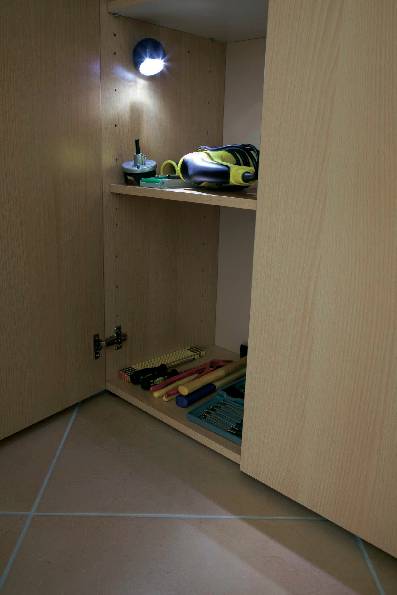 GEV 00735 LLL 735 Mobile Kleinleuchte mit Bewegungsmelder LED Blau