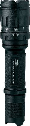 LiteXpress X-Tactical 104 LED Taschenlampe batteriebetrieben 40 h 176 g