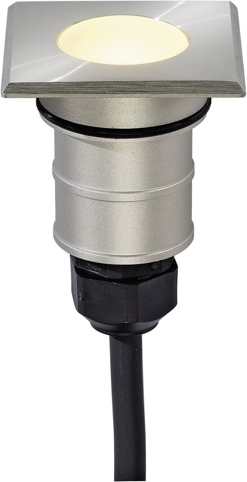 SLV 228342 Außeneinbauleuchte LED fest eingebaut LED 1W Silber-Grau