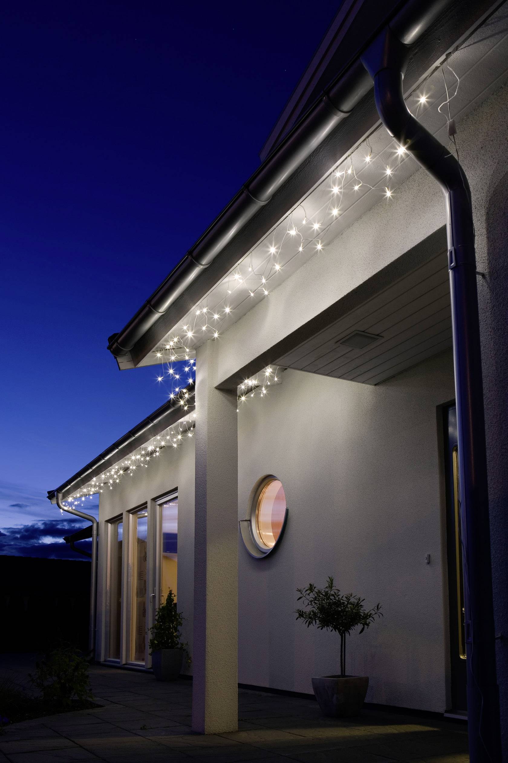 Konstsmide 2748-102 Lichtervorhang Außen EEK: G (A - G) netzbetrieben Anzahl Leuchtmittel 96 LED Warmweiß