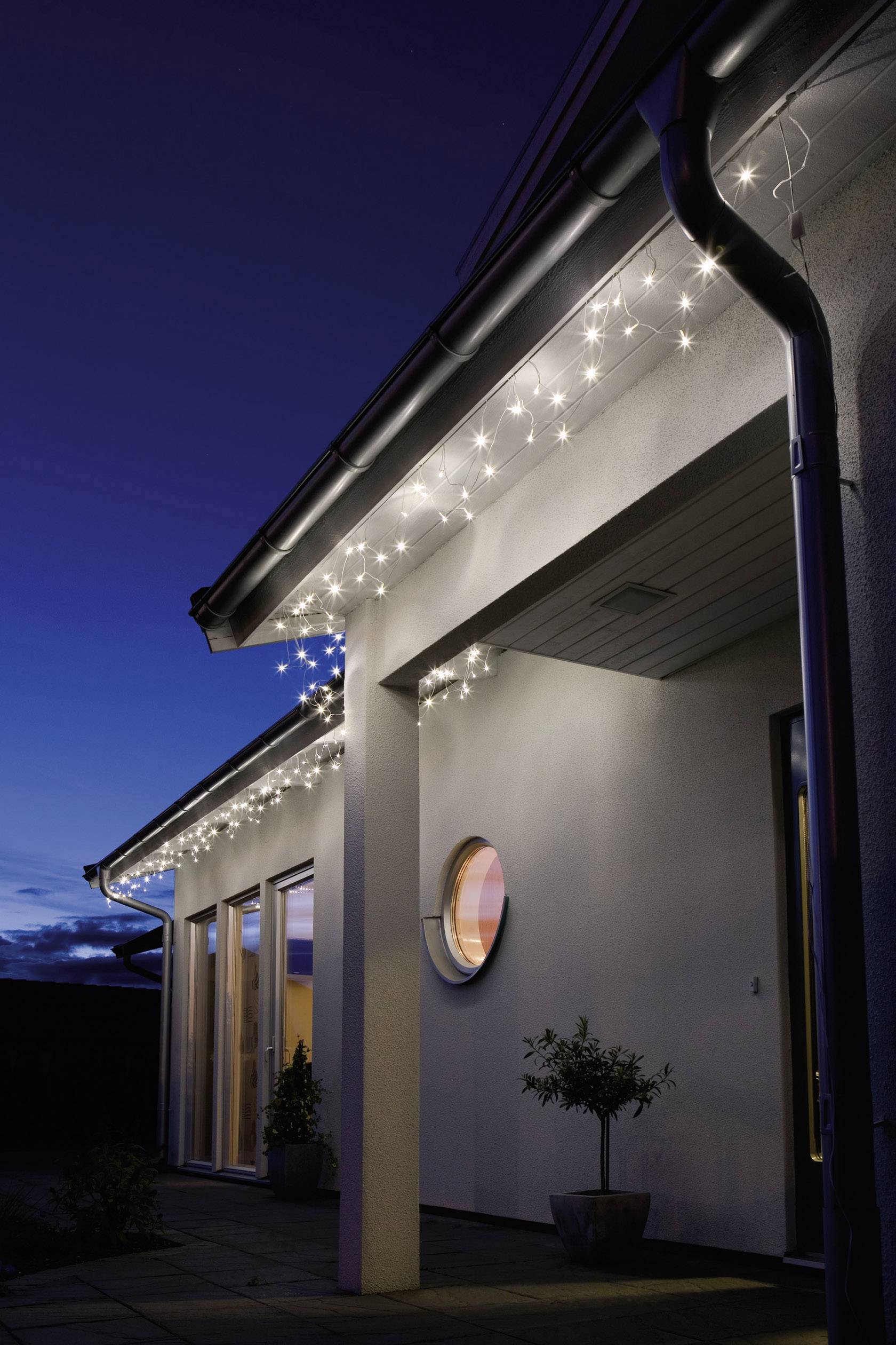 Konstsmide 2748-102 Lichtervorhang Außen EEK: G (A - G) netzbetrieben Anzahl Leuchtmittel 96 LED Warmweiß