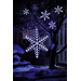 Konstsmide Lichtervorhang-Schneeflocken Außen 24V 60 LED Kaltweiß (L x B x H) 14m x 400cm x 30cm