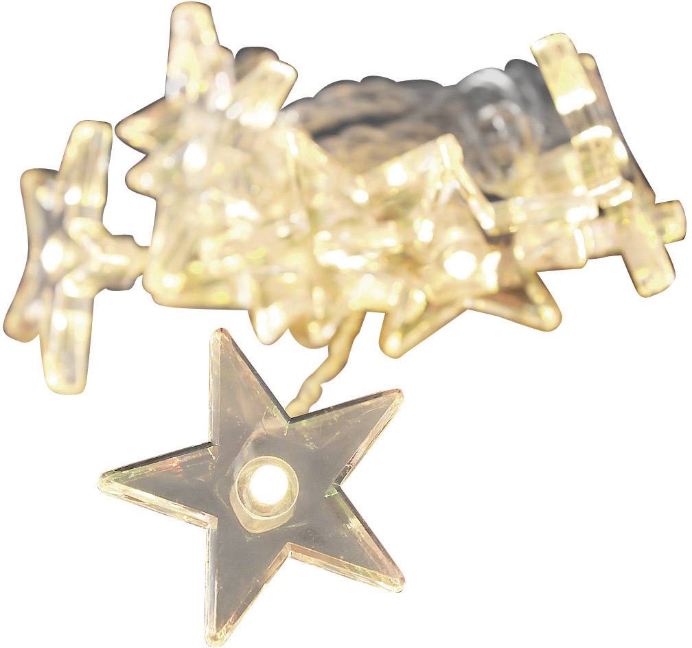 Konstsmide 1405-103 Motiv-Lichterkette Sterne Innen batteriebetrieben Anzahl Leuchtmittel 10 LED Warmweiß