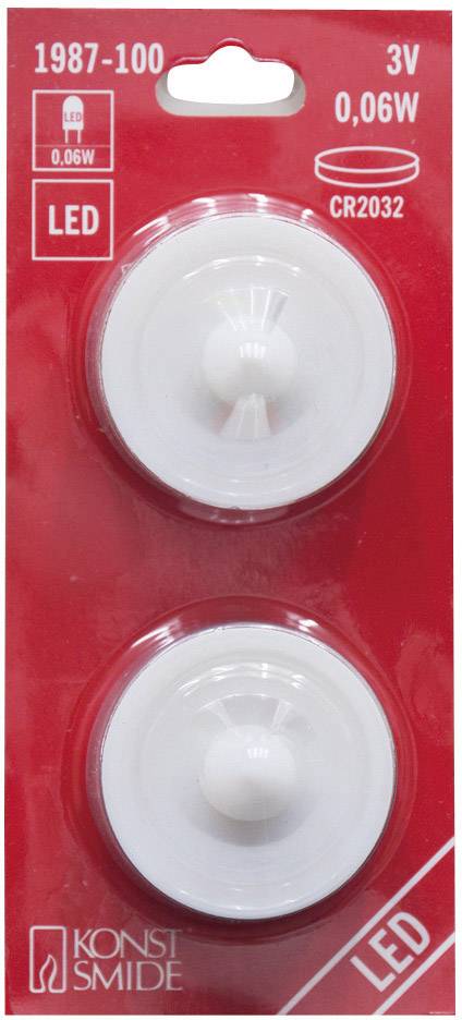 Konstsmide 1987-100 LED-Teelicht LED Gelb