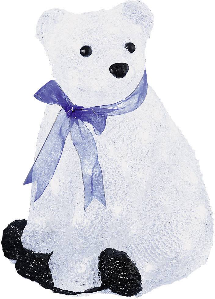 Konstsmide 6123-203 Acryl-Figur Eisbär Kalt-Weiß LED Weiß