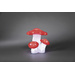 Konstsmide 6155-203 Acryl-Figur EEK: G (A - G) Fliegenpilz 3er Set Kaltweiß LED Rot, Weiß