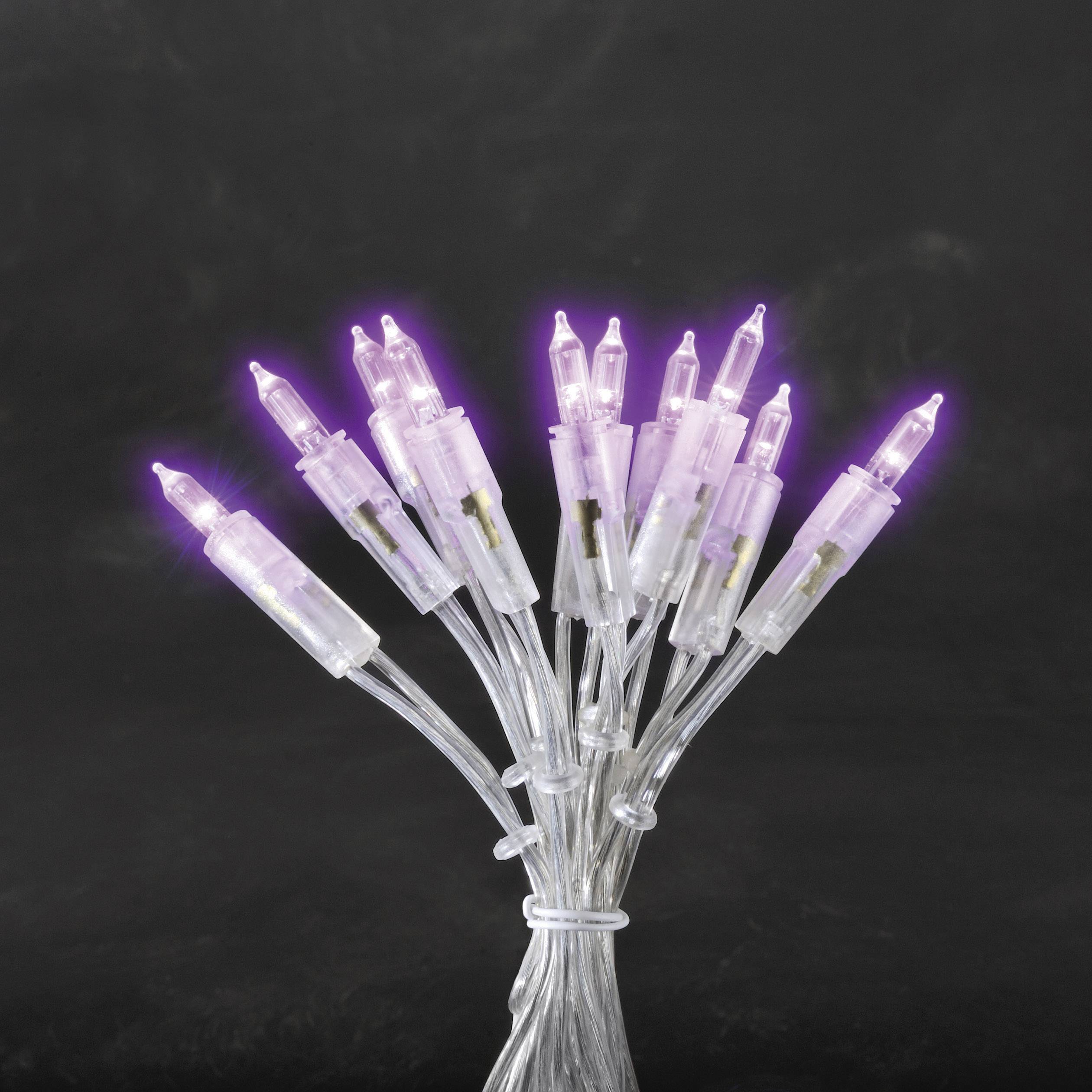 Konstsmide 6302-453 Mini-Lichterkette Innen EEK: A (A++ - E) 35 LED Purpur