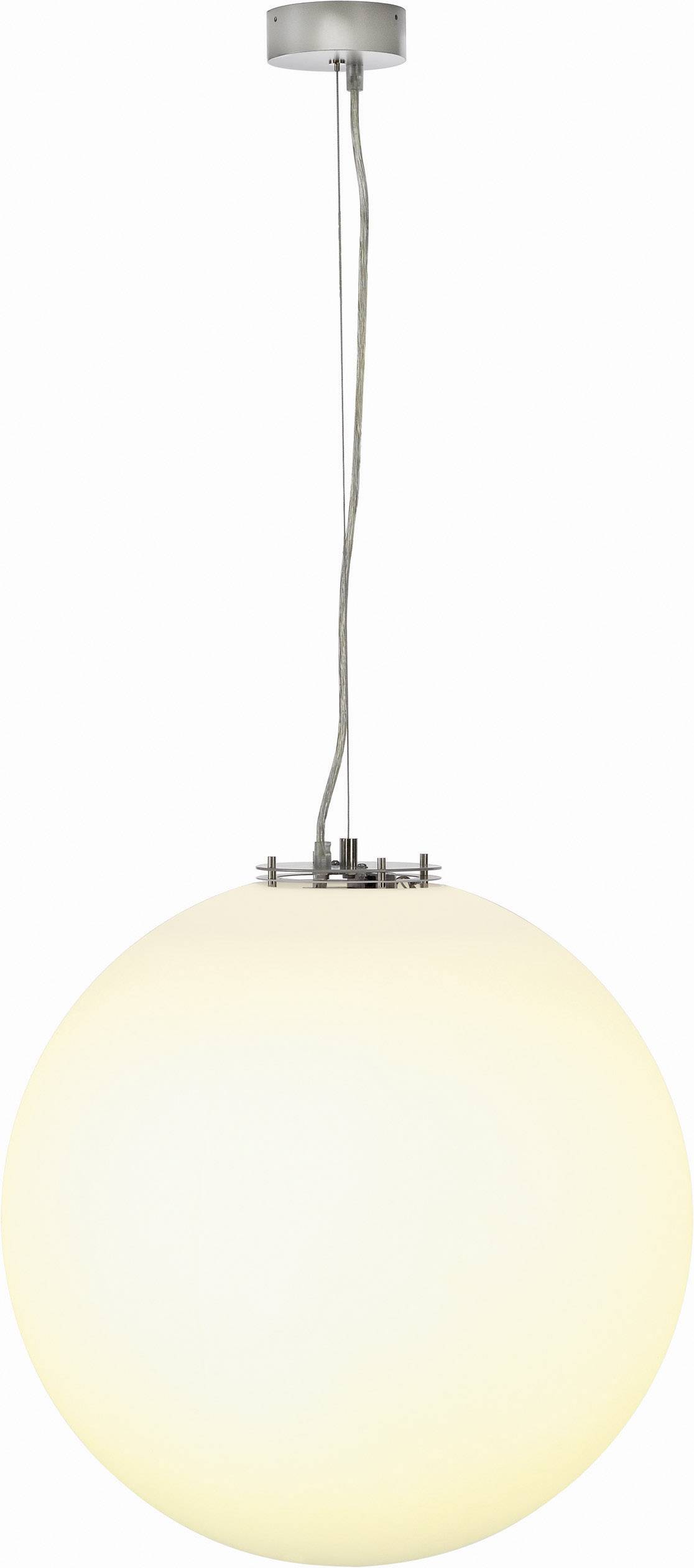 SLV Rotoball 165400 Pendelleuchte Energiesparlampe E27 60W Weiß