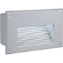 SLV Brick 229702 LED-Außeneinbauleuchte LED fest eingebaut LED 1.4W Silber-Grau