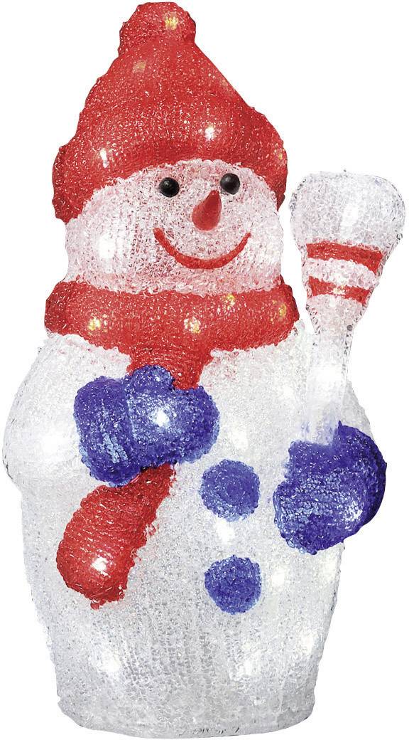 Konstsmide 6154-203 Acryl-Figur EEK: G (A - G) Schneemann Kaltweiß LED Bunt
