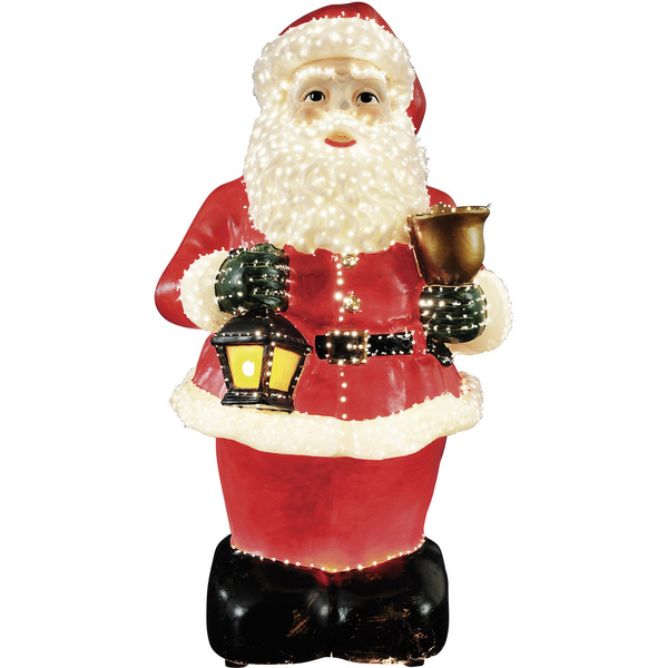 Konstsmide 4310-550 Acryl-Figur Weihnachtsmann Kalt-Weiß LED