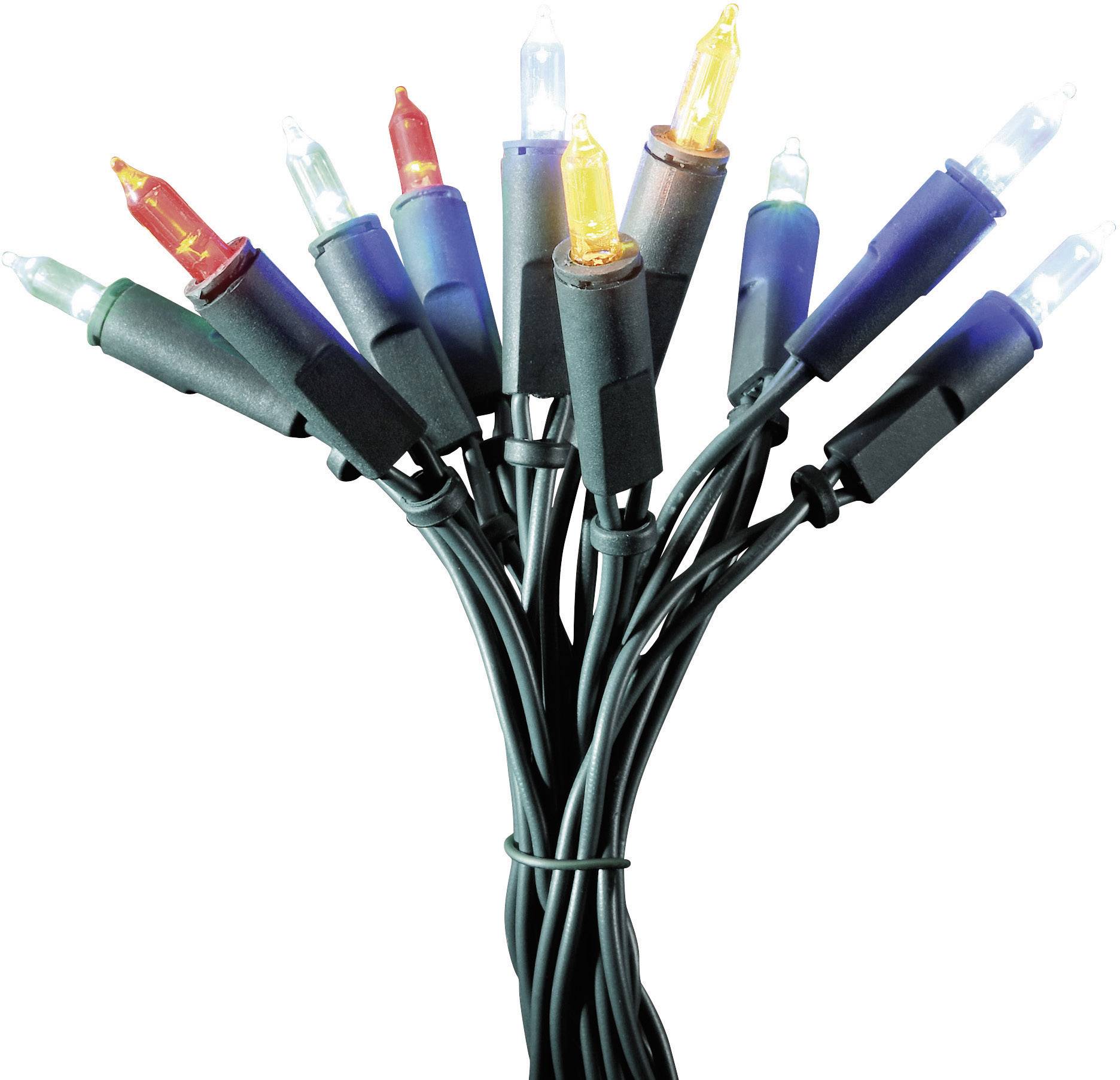 Konstsmide 6302-500 Mini-Lichterkette Innen netzbetrieben Anzahl Leuchtmittel 35 LED Mehrfarbig