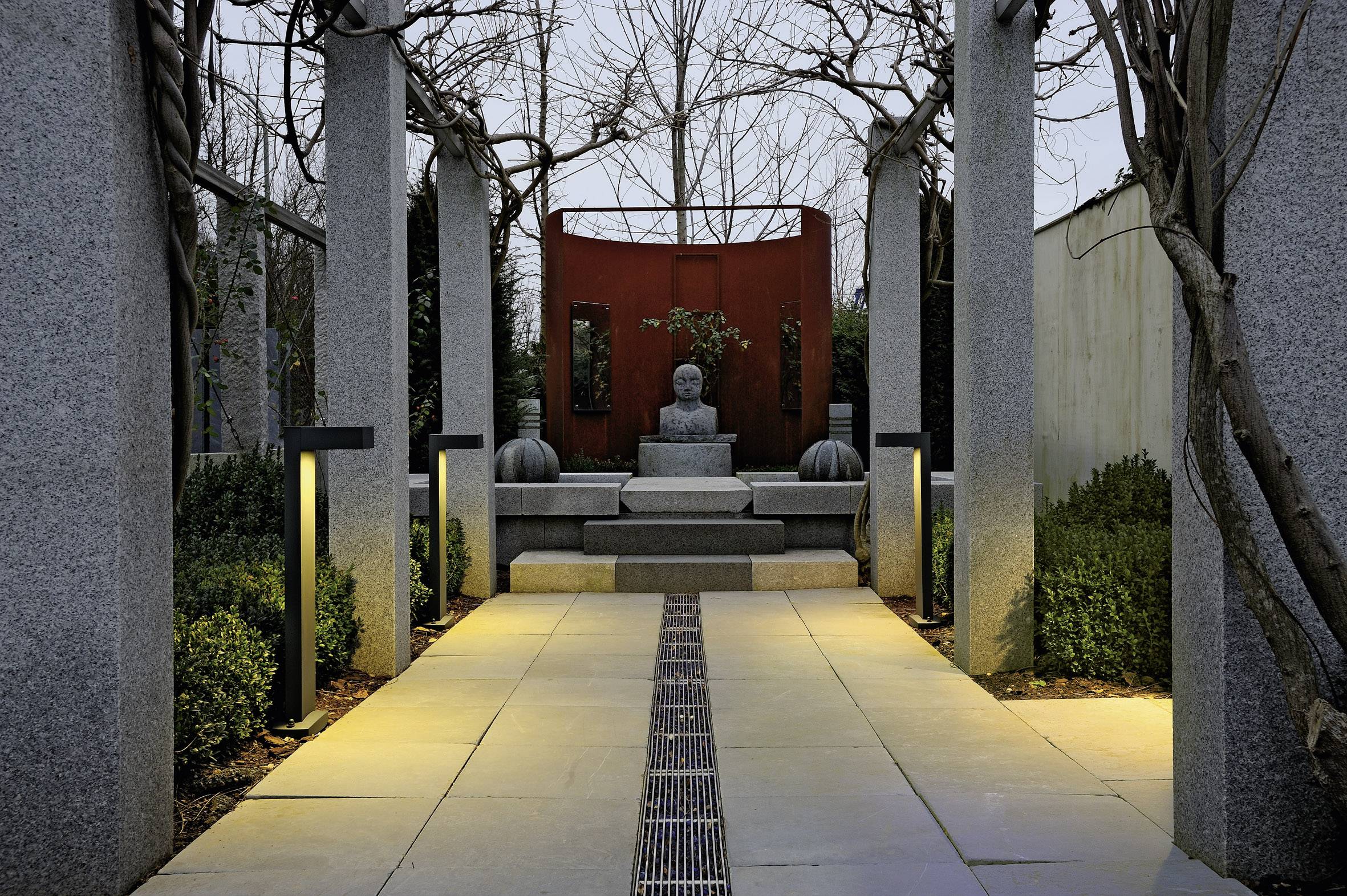 SLV 232295 Quadrasyl 75 Außenstandleuchte Energiesparlampe GX53 11W Anthrazit