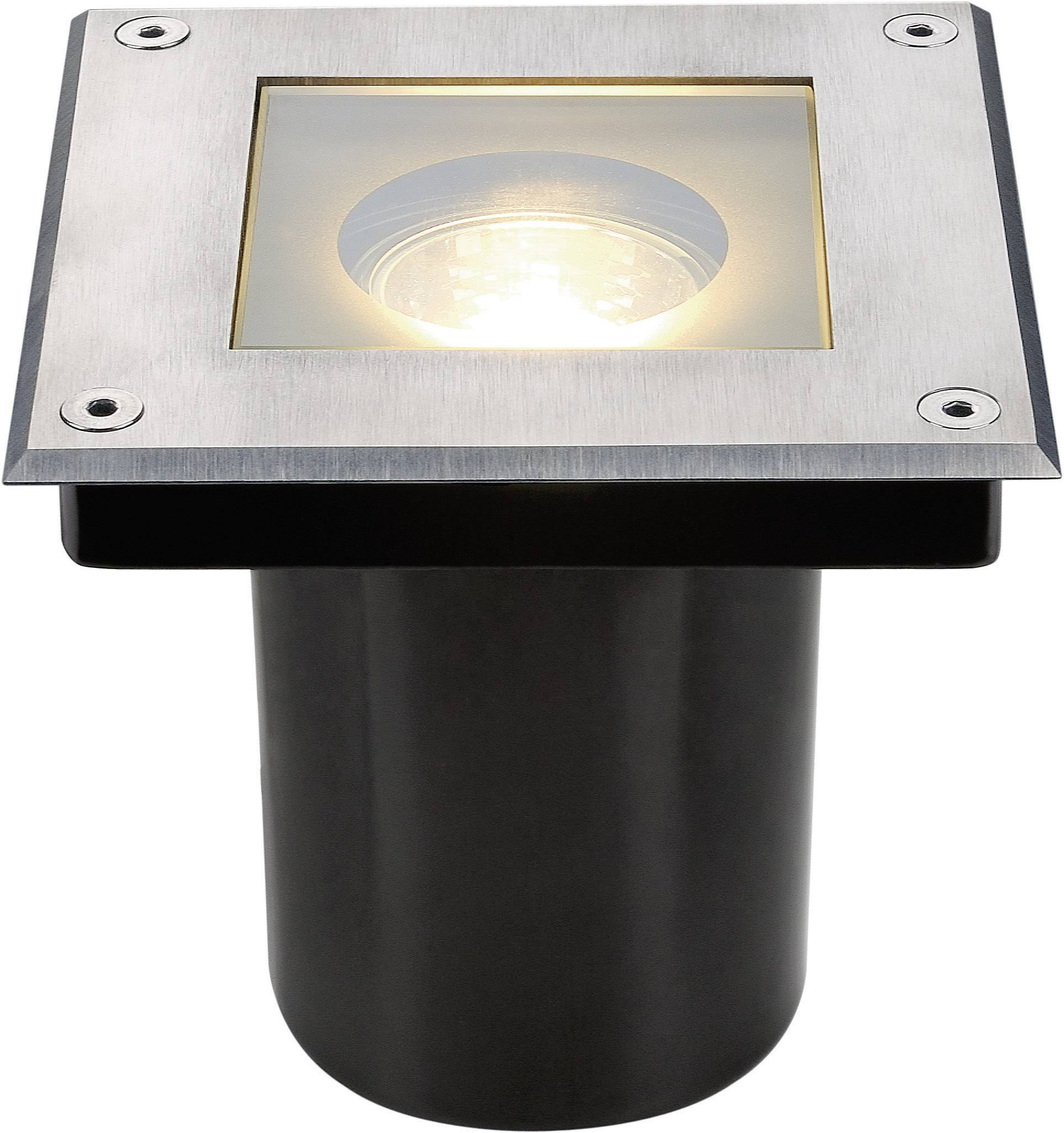 SLV Dasar 70 229374 Bodeneinbauleuchte GU10 Halogen 35W Edelstahl