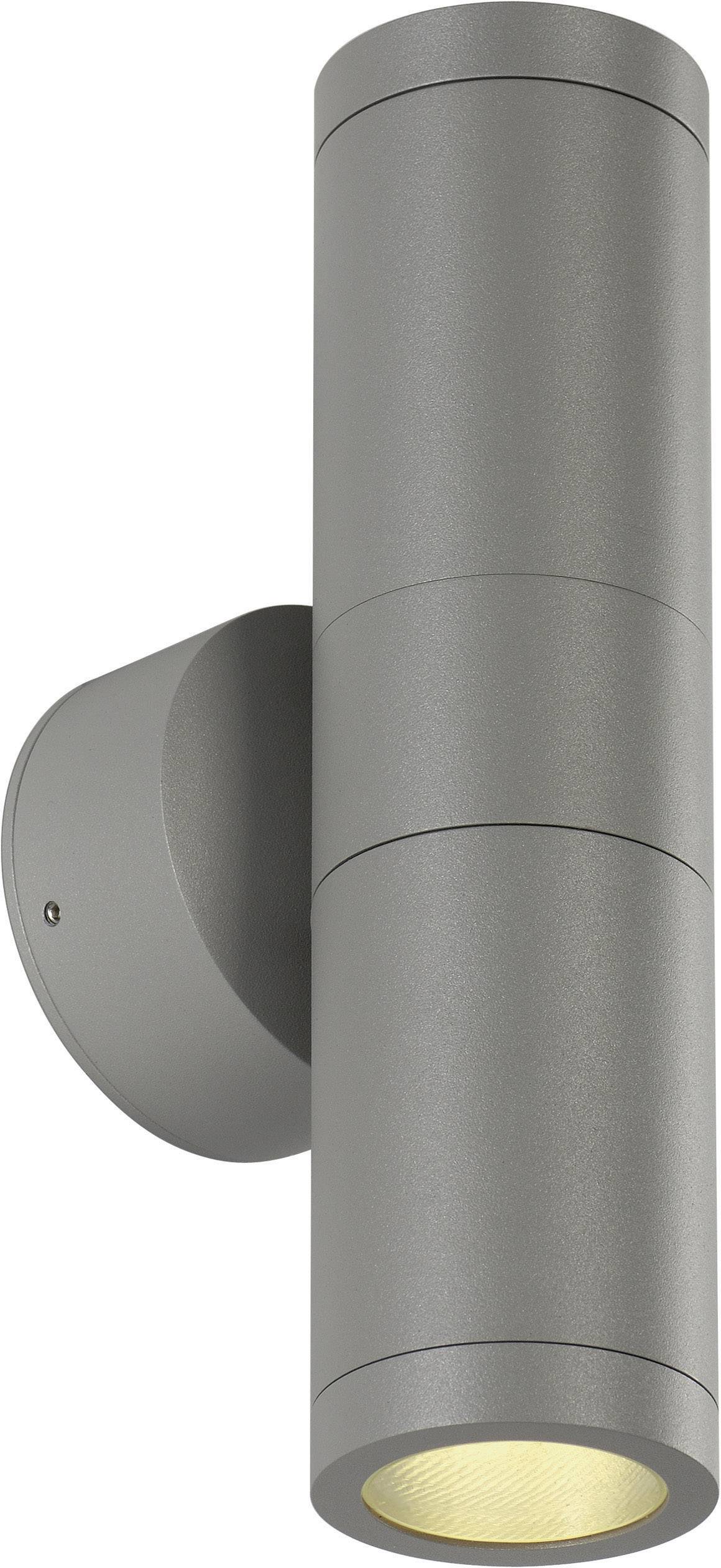 SLV Astina 228776 Außenwandleuchte Halogen GU10 22W Aluminium (gebürstet)