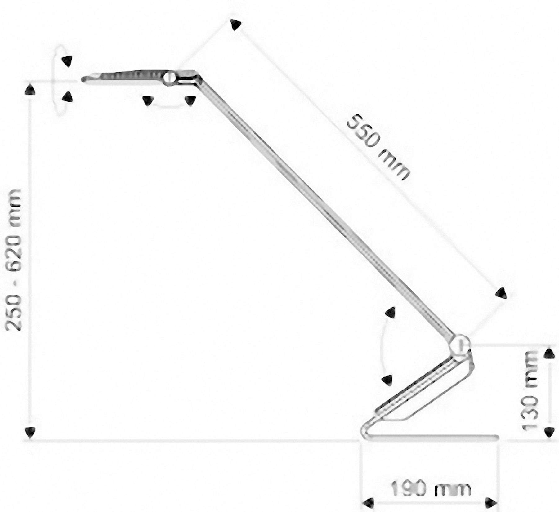 Maul Solaris 8206095 LED-Schreibtischleuchte LED LED fest eingebaut 6 W EEK: E (A - G) Anthrazit