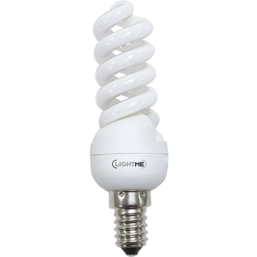 LightMe Energiesparlampe EEK: G (A - G) E14 106 mm 230 V 10 W Warmweiß Spiralform 1 St.