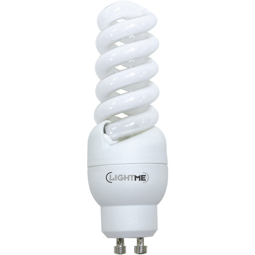 LightMe Ampoule à économie d'énergie CEE 2021: G (A - G) GU10 101 mm 230 V 9.5 W = 51 W blanc chaud forme spiralée 1 pc(s)