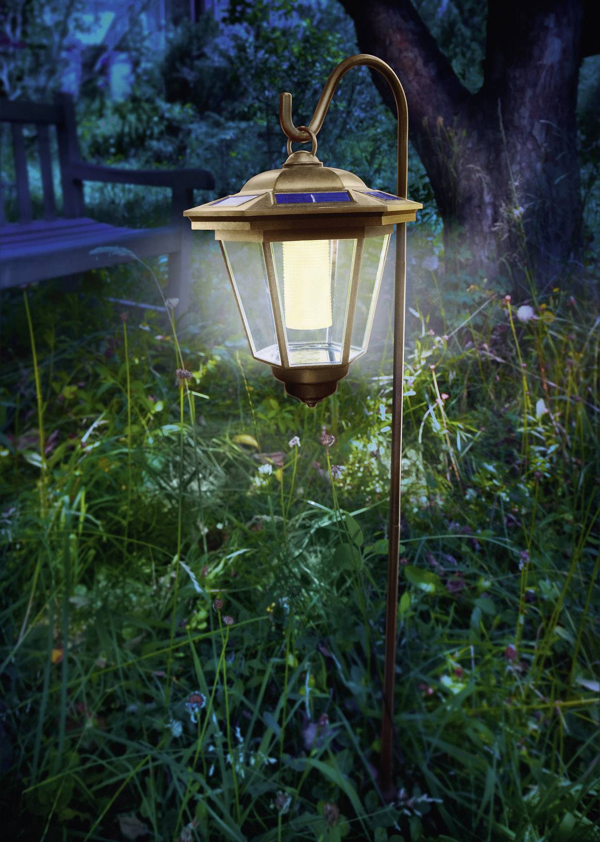 Esotec Solar-Gartenleuchte  Tivoli 102065 Laterne  LED  Warmweiß Kupfer