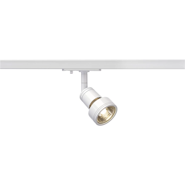 SLV Puri 143391 Hochvolt-Schienensystem-Leuchte 1phasig GU10 50W Halogen Weiß SLV Puri 143391 Hochvolt-Schienensystem-Leuchte 1phasig GU10 50W Halogen Weiß