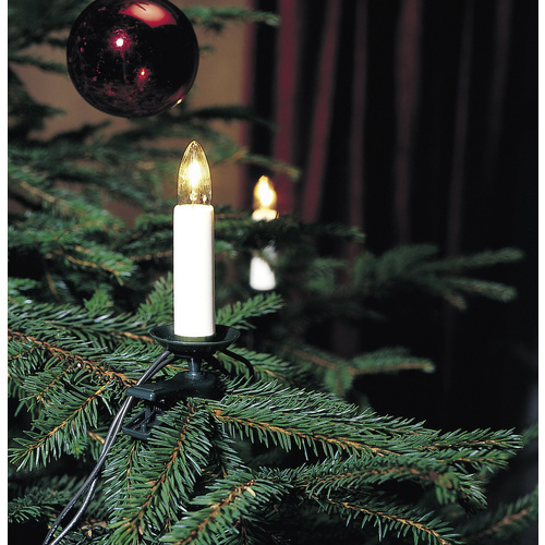 Konstsmide 1190-000 Weihnachtsbaum-Beleuchtung Innen netzbetrieben Anzahl Leuchtmittel 25 Glühlampe Klar Beleuchtete Länge: 16.8 m