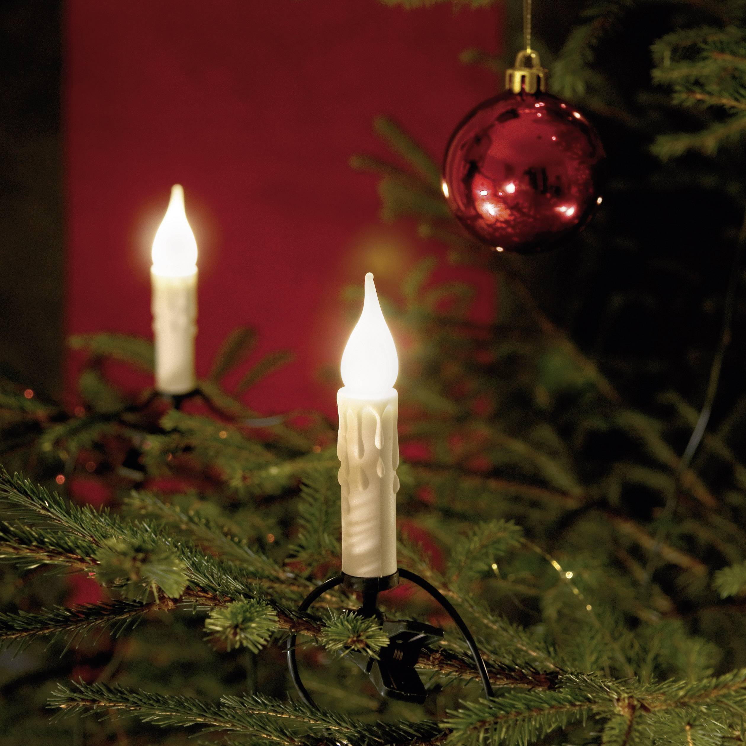 Konstsmide 2314-000 Weihnachtsbaum-Beleuchtung Innen netzbetrieben Anzahl Leuchtmittel 20 Glühlampe Warmweiß Beleuchtete Länge: 13.3 m