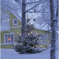 Konstsmide 1131-000 Weihnachtsbaum-Beleuchtung Außen netzbetrieben Anzahl Leuchtmittel 16 Glühlampe Klar Beleuchtete Länge: 15m Konstsmide 1131-000 Weihnachtsbaum-Beleuchtung Außen netzbetrieben Anzahl Leuchtmittel 16 Glühlampe Klar Beleuchtete Länge: 15m