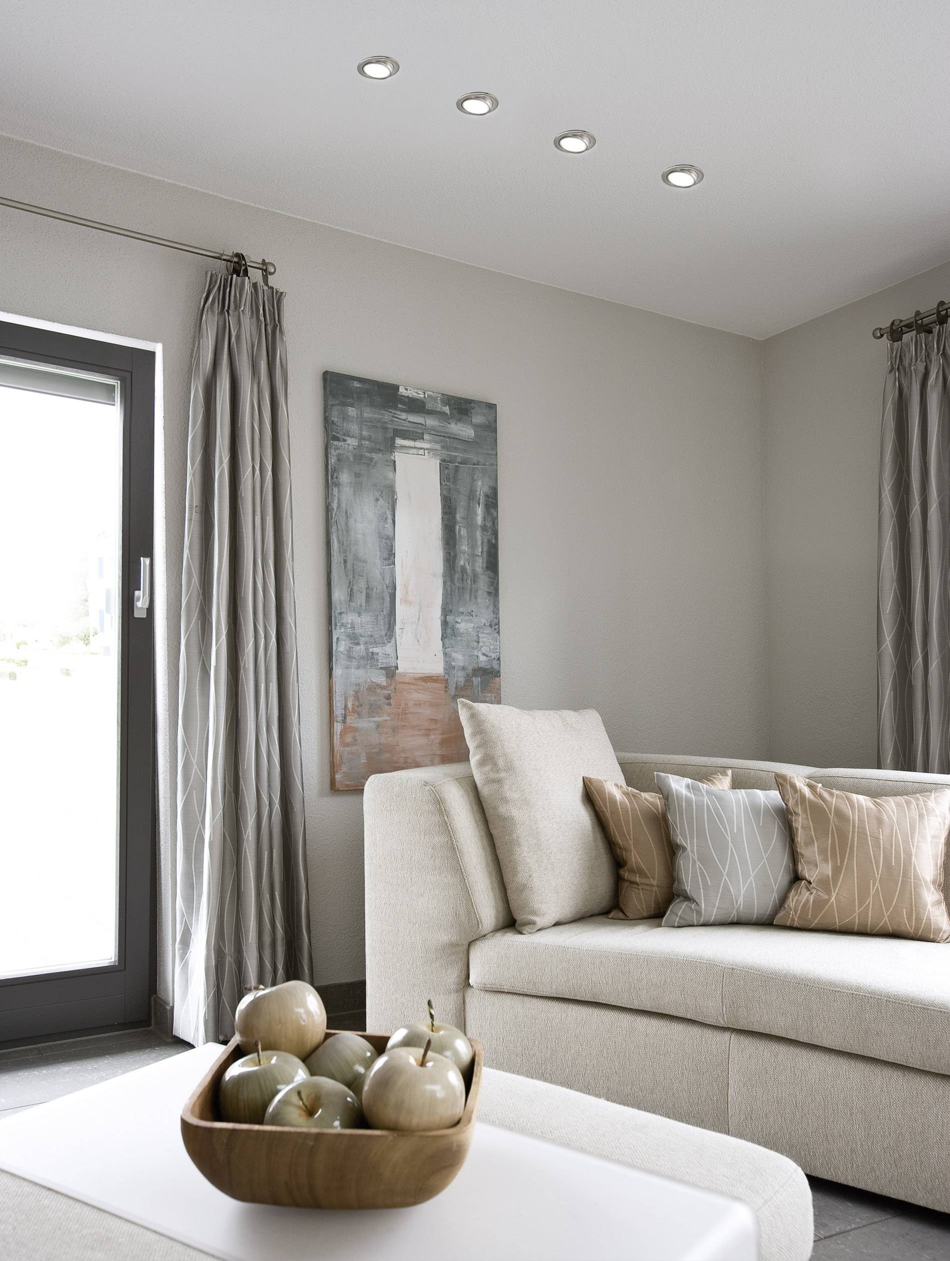 Paulmann 98474 Micro Line Einbauring LED, Halogen G4 20W Eisen (gebürstet)