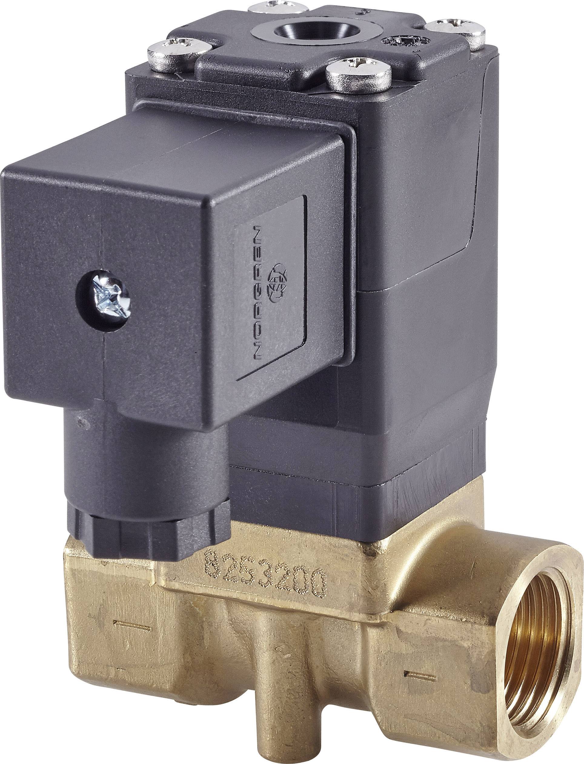 Busch Jost Mechanischbetätigtes Pneumatik-Ventil 8253200.8001.02400 24 V/DC G 1/2 Nennweite 10mm Ruhestellung geschlossen 1St.