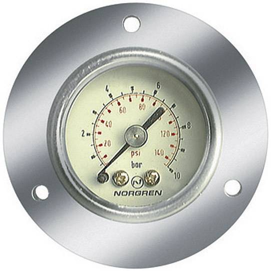 Norgren Manometer 18-013-877 Anschluss (Manometer): Rückseite 0 bis 10 bar Außengewinde 1/8" 1St.