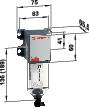 Norgren F92G-2GN-QT1 Druckfilter 1/4" Druckluft Betriebsdruck (max.) 12 bar