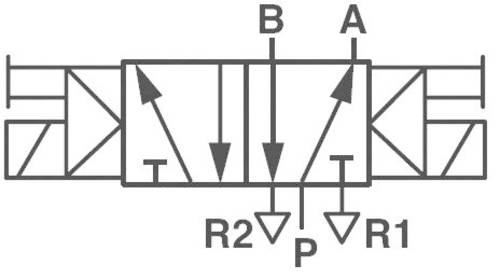 Mechanischbetätigtes Pneumatik-Ventil V50A511A-A213A 24 V/DC Gehäusematerial Aluminium Dic