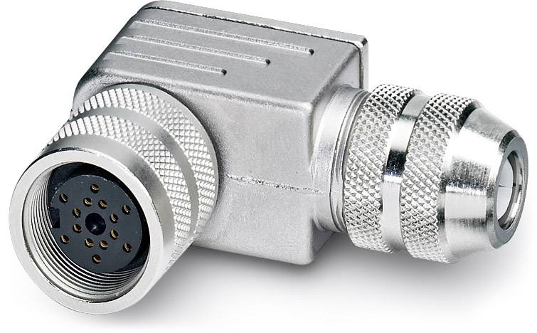Phoenix Contact 1500253 Sensor-/Aktor-Steckverbinder, unkonfektioniert M16 Buchse, gewinkelt Polzahl Sensoren: 14 1 St.