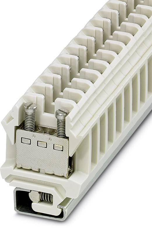 Phoenix Contact 0505055 Durchgangsreihenklemme 15.3mm Schrauben Weiß 10St.
