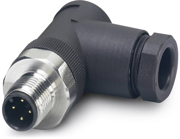 Phoenix Contact 1553226 Sensor-/Aktor-Steckverbinder, unkonfektioniert M12 Stecker, gewinkelt Polzahl Sensoren: 4 1St.
