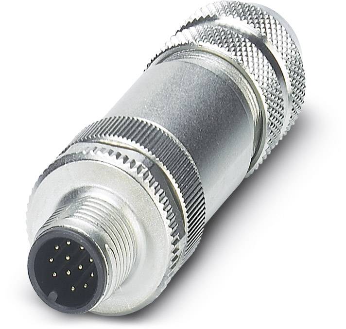 Phoenix Contact 1404410 Sensor-/Aktor-Steckverbinder, unkonfektioniert M12 Stecker, gerade Polzahl Sensoren: 12 1St.