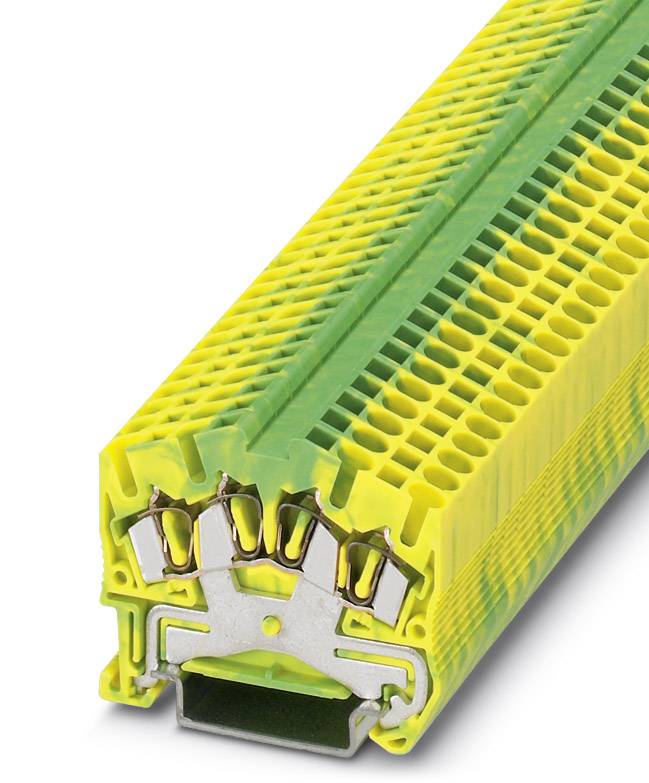 Phoenix Contact 3031759 Durchgangsreihenklemme 5.2 mm Zugfeder Grün, Gelb 50 St.