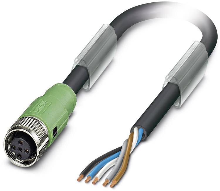 Phoenix Contact 1518397 Sensor-/Aktor-Steckverbinder, konfektioniert M12 Buchse, gerade 15.00 m Polzahl Sensoren: 5 1 St.