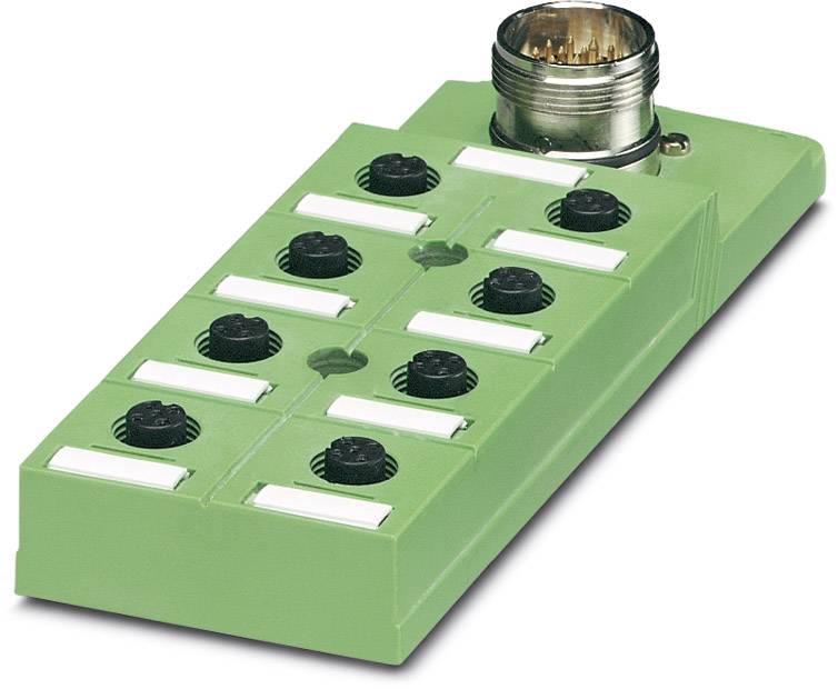 Phoenix Contact SACB-8/ 8-L-M23 1692446 Sensor/Aktorbox passiv M12-Verteiler mit Kunststoffgewinde 1St.
