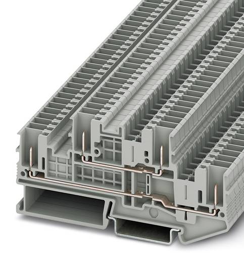 Phoenix Contact 3061486 Doppelstockklemme 5.2 mm Zugfeder Grau 50 St.