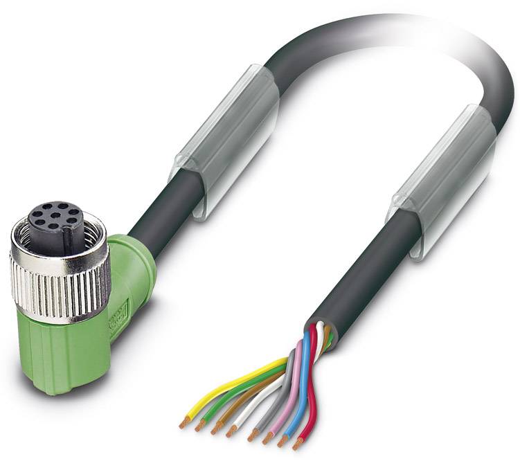 Phoenix Contact 1522639 Sensor-/Aktor-Steckverbinder, konfektioniert M12 Buchse, gewinkelt 3.00 m P