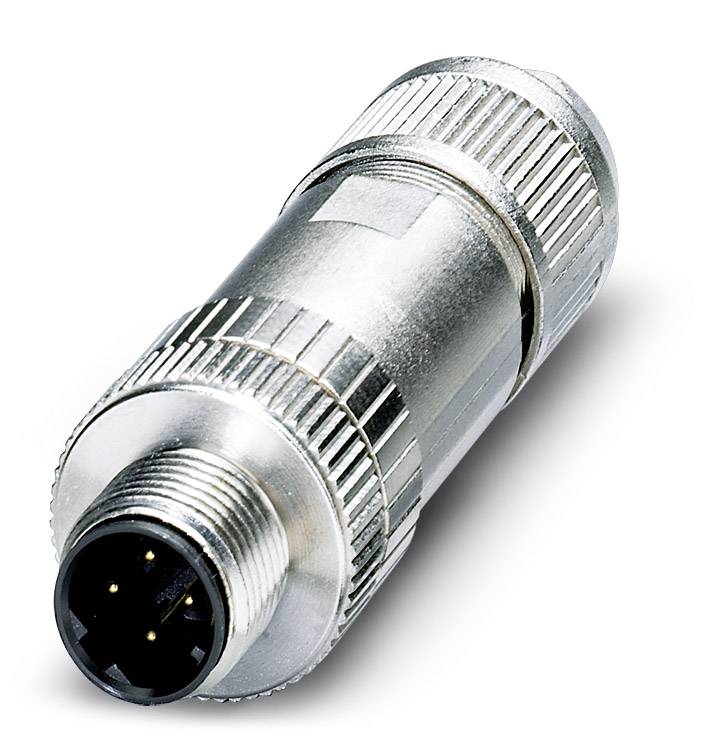 Phoenix Contact 1554513 Sensor-/Aktor-Datensteckverbinder M12 Stecker, gerade Polzahl Sensoren: 4 1