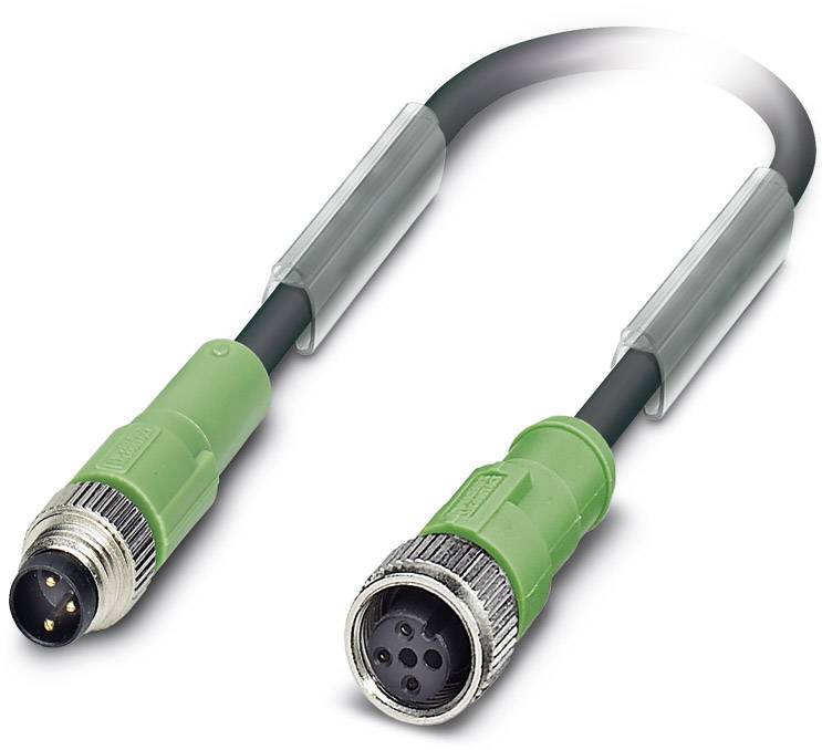 Phoenix Contact 1682304 Sensor-/Aktor-Steckverbinder, konfektioniert M12 Stecker, gerade, Buchse, gerade 30.00cm Polzahl